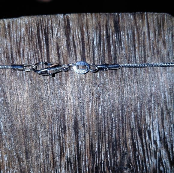 Heart-Shaped Moss Agate Pendant Necklace - Picture 9 of 9